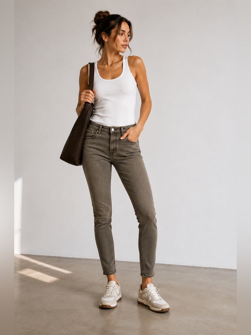 rag & bone/JEAN Olive Skinny Jeans Women’s Size 27 Mid Rise Stretch Denim - Picture 1 of 4